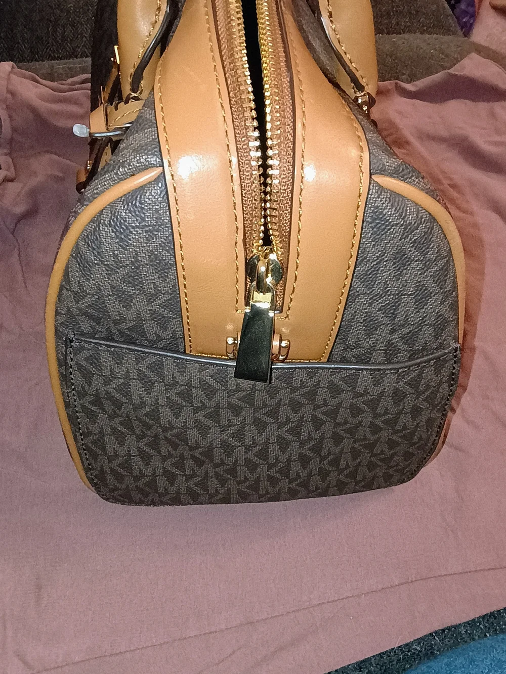 Michael Kors Bedford Legacy Medium Duffle Satchel (Style 30F9G06S6B)